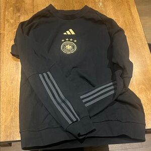 Adidas Men's Black Crewneck Team Germany **world cup**